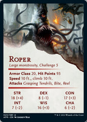 Roper Art Card [Dungeons & Dragons: Adventures in the Forgotten Realms Art Series] | Good Games Modbury