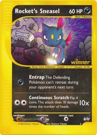 Rocket's Sneasel (5) (Jumbo Card) [Best of Promos] | Good Games Modbury