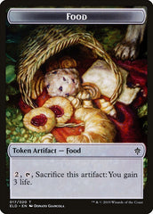 Rat // Food (17) Double-Sided Token [Throne of Eldraine Tokens] | Good Games Modbury