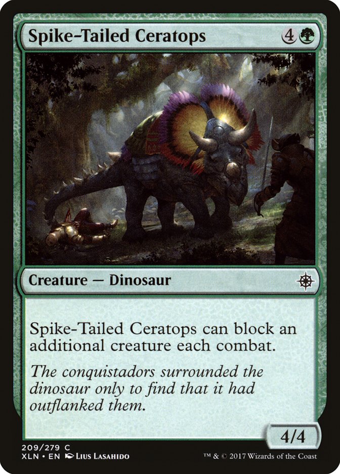 Spike-Tailed Ceratops [Ixalan] | Good Games Modbury