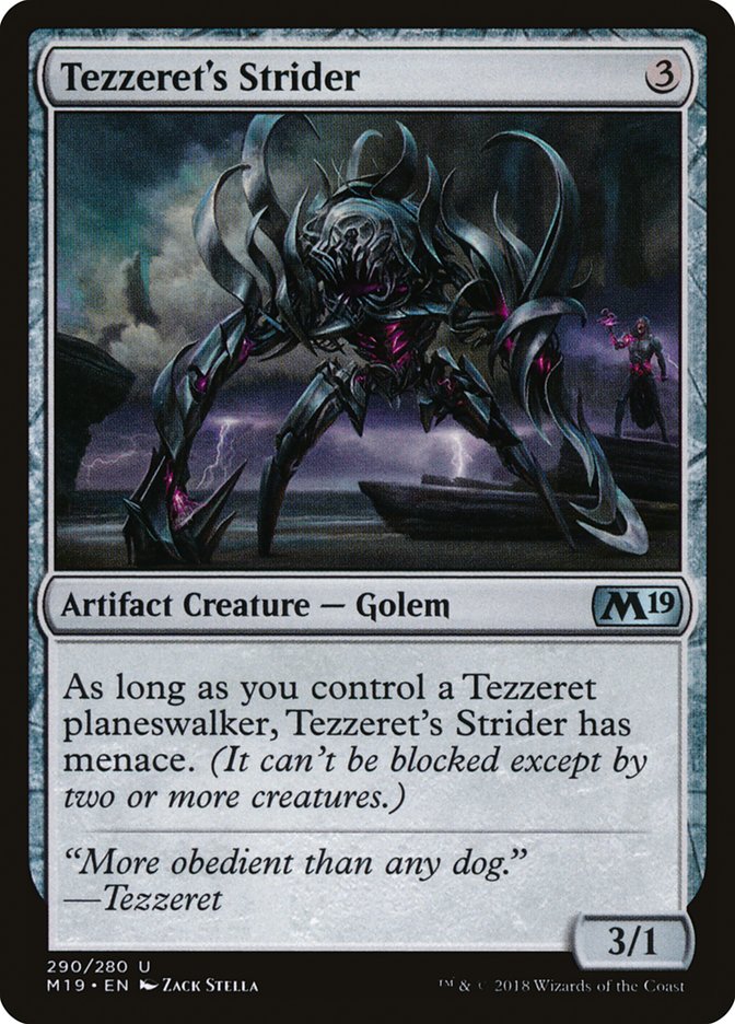 Tezzeret's Strider [Core Set 2019] | Good Games Modbury