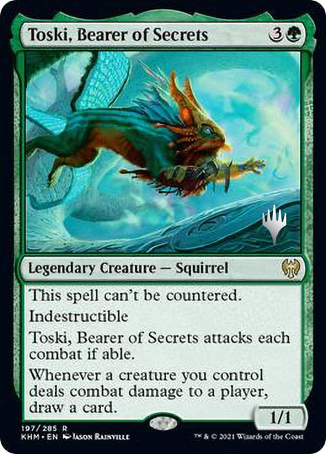 Toski, Bearer of Secrets (Promo Pack) [Kaldheim Promos] | Good Games Modbury