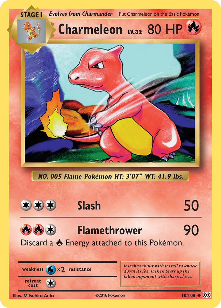 Charmeleon (10/108) [XY: Evolutions] | Good Games Modbury