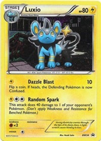 Luxio (BW34) (Cosmos Holo) [Black & White: Black Star Promos] | Good Games Modbury