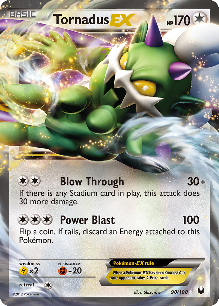 Tornadus EX (90/108) [Black & White: Dark Explorers] | Good Games Modbury