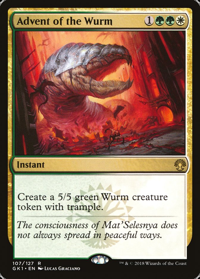 Advent of the Wurm [Guilds of Ravnica Guild Kit] | Good Games Modbury