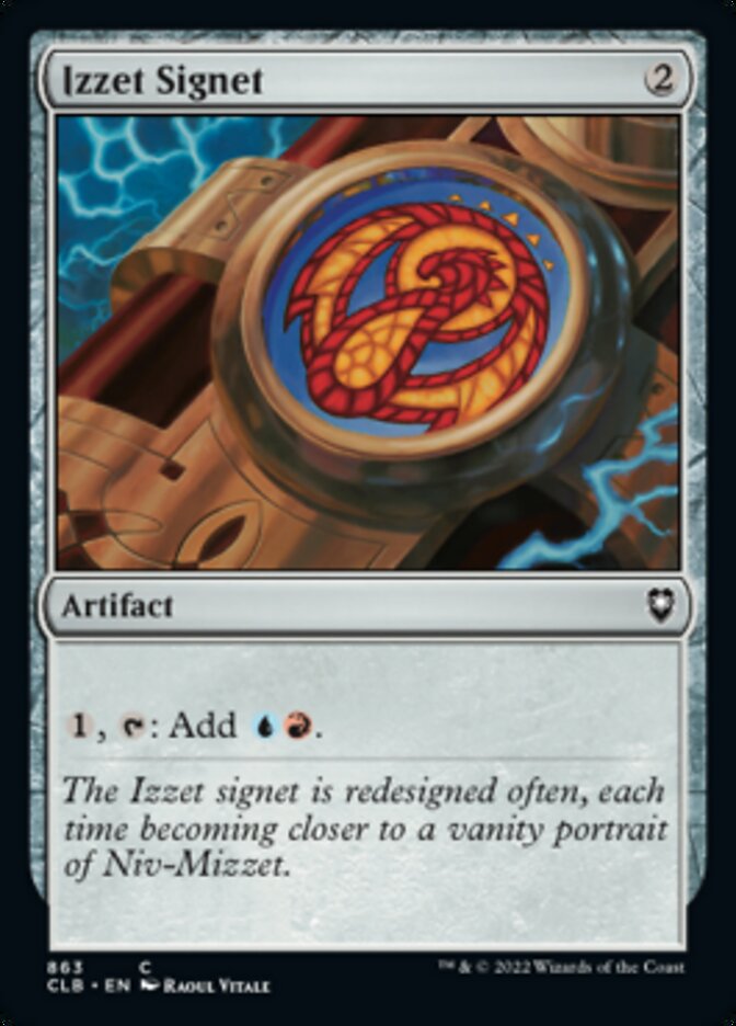 Izzet Signet [Commander Legends: Battle for Baldur's Gate] | Good Games Modbury