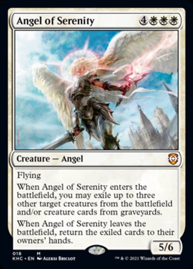 Angel of Serenity [Kaldheim Commander] | Good Games Modbury