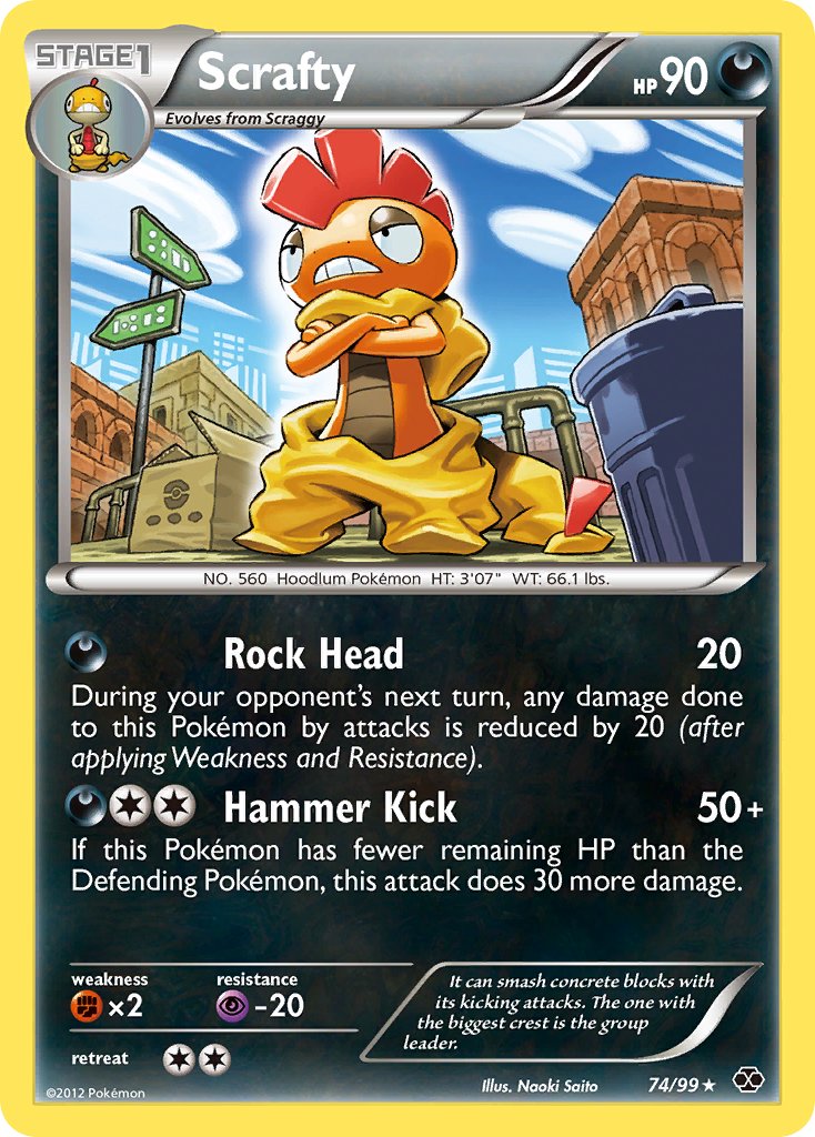 Scrafty (74/99) (Theme Deck Exclusive) [Black & White: Next Destinies] | Good Games Modbury