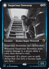 Suspicious Stowaway // Seafaring Werewolf [Innistrad: Double Feature] | Good Games Modbury