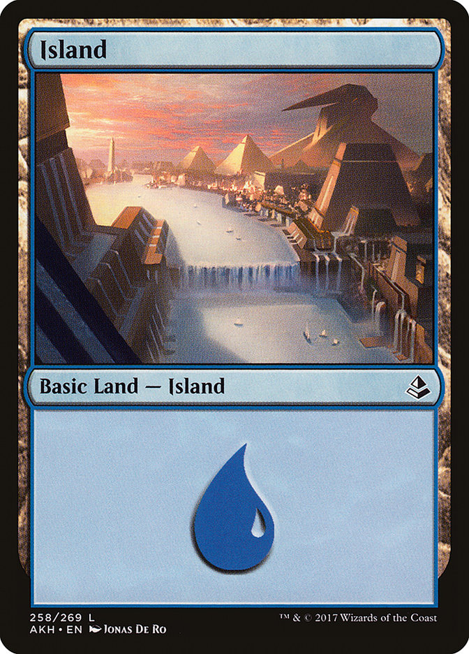 Island (258) [Amonkhet] | Good Games Modbury