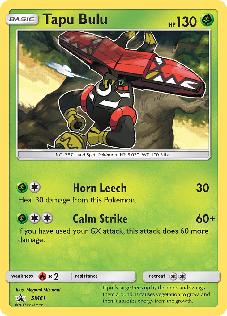 Tapu Bulu (SM61) [Sun & Moon: Black Star Promos] | Good Games Modbury