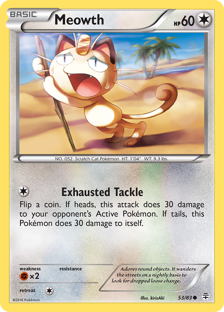 Meowth (53/83) [XY: Generations] | Good Games Modbury