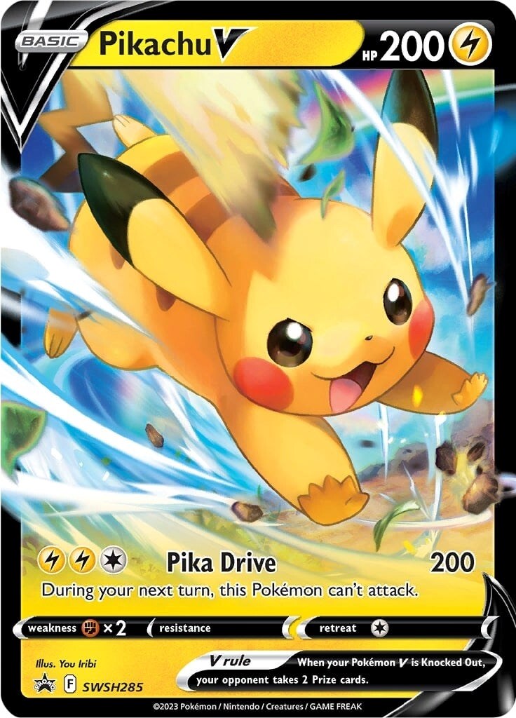 Pikachu V (SWSH285) [Sword & Shield: Black Star Promos] | Good Games Modbury