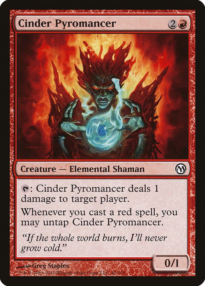 Cinder Pyromancer [Duels of the Planeswalkers] | Good Games Modbury