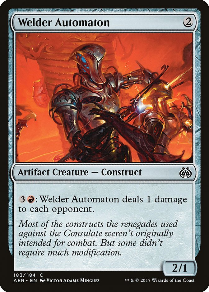 Welder Automaton [Aether Revolt] | Good Games Modbury