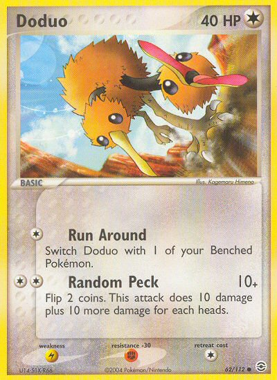 Doduo (62/112) [EX: FireRed & LeafGreen] | Good Games Modbury