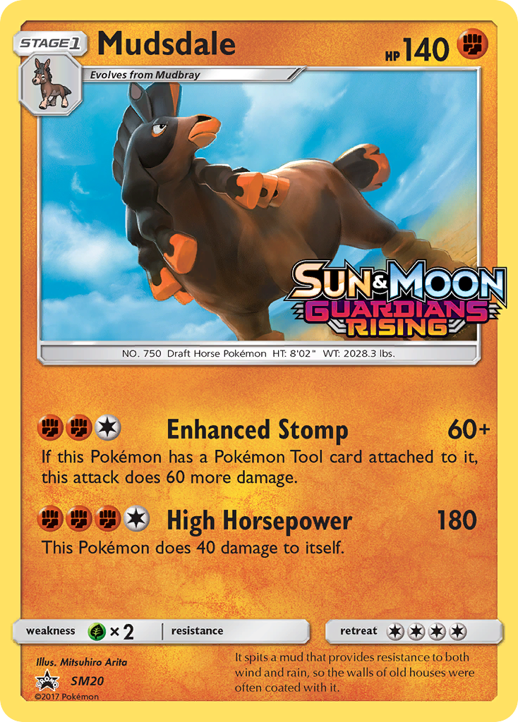 Mudsdale (SM20) [Sun & Moon: Black Star Promos] | Good Games Modbury