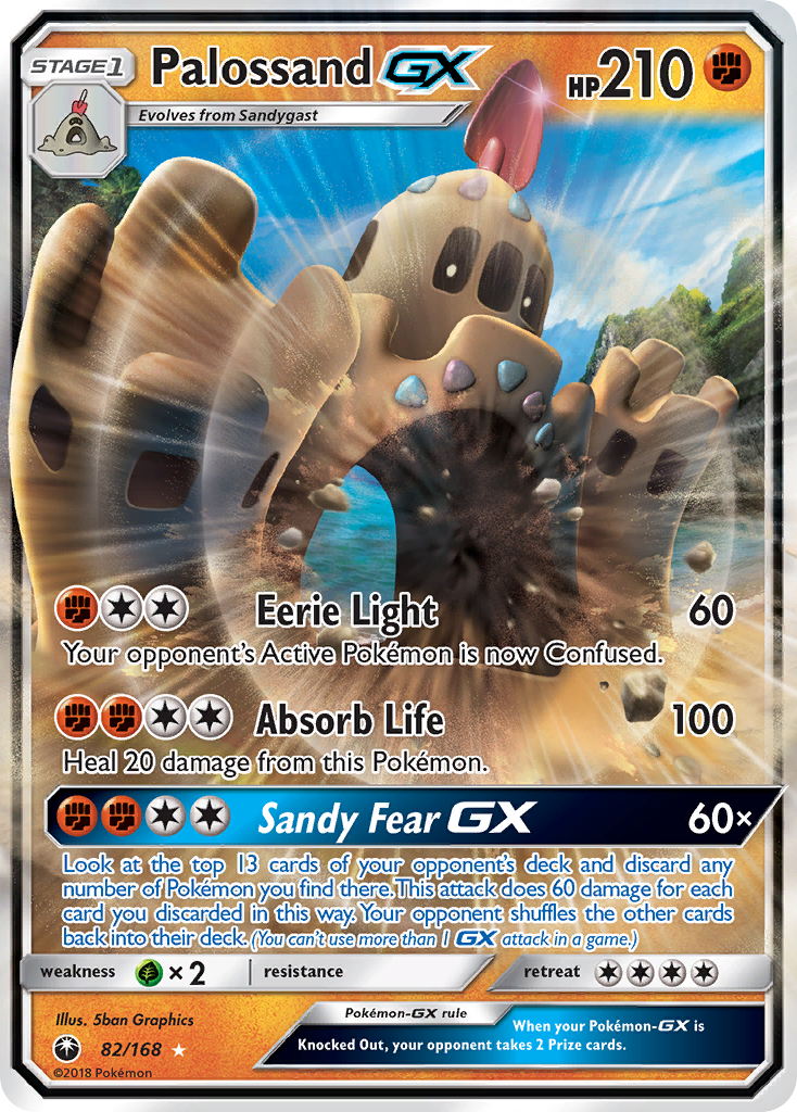 Palossand GX (82/168) [Sun & Moon: Celestial Storm] | Good Games Modbury