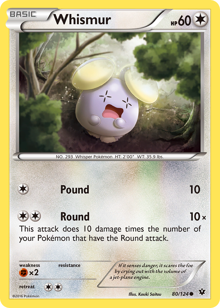 Whismur (80/124) [XY: Fates Collide] | Good Games Modbury