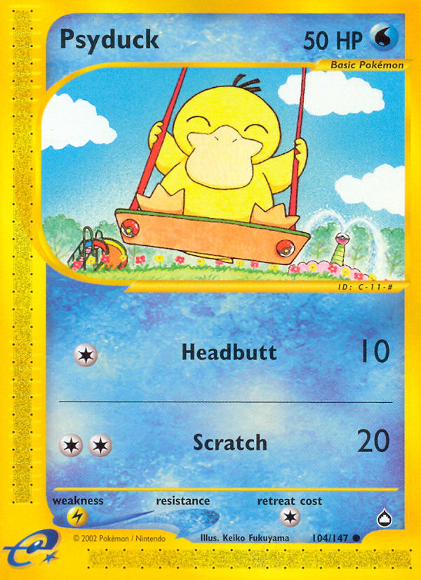 Psyduck (104/147) [Aquapolis] | Good Games Modbury
