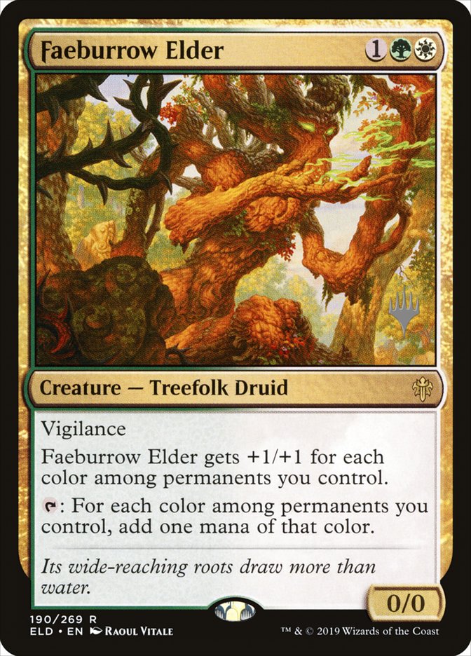 Faeburrow Elder (Promo Pack) [Throne of Eldraine Promos] | Good Games Modbury