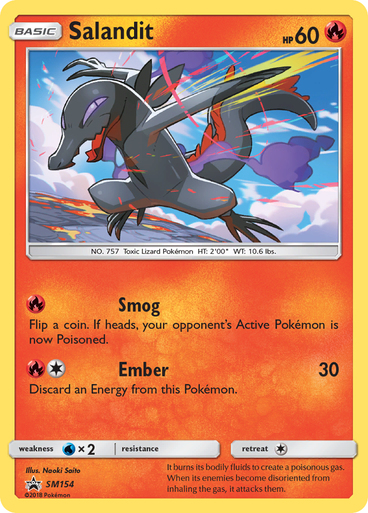 Salandit (SM154) [Sun & Moon: Black Star Promos] | Good Games Modbury