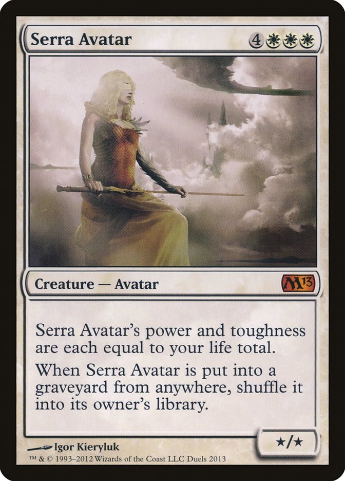 Serra Avatar (Duels of the Planeswalkers Promos) [Duels of the Planeswalkers Promos 2012] | Good Games Modbury