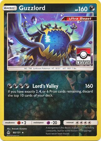 Guzzlord (80/131) (League Promo) [Sun & Moon: Forbidden Light] | Good Games Modbury