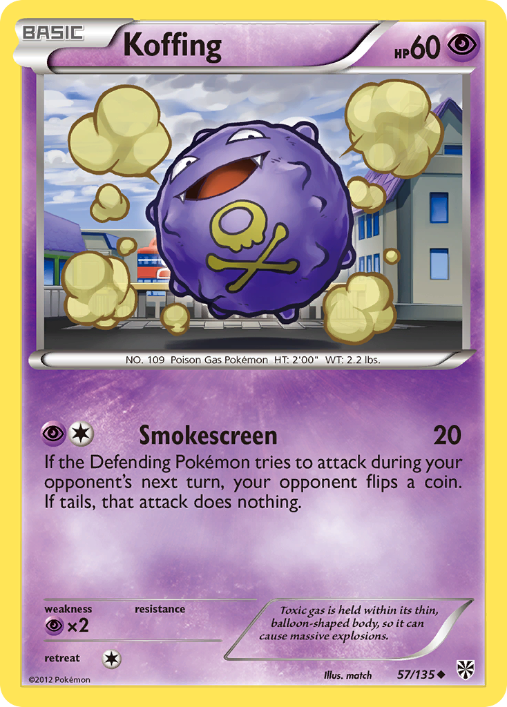 Koffing (57/135) [Black & White: Plasma Storm] | Good Games Modbury