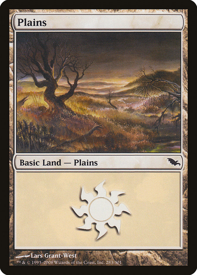 Plains (283) [Shadowmoor] | Good Games Modbury