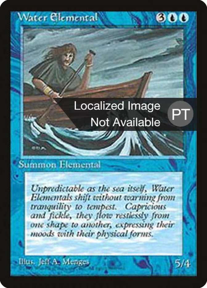 Water Elemental [Fourth Edition (Foreign Black Border)] | Good Games Modbury