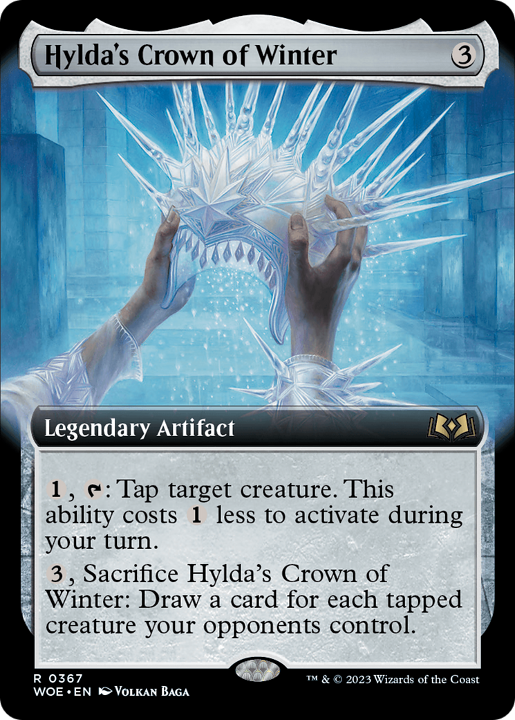 Hylda's Crown of Winter (Extended Art) [Wilds of Eldraine] | Good Games Modbury