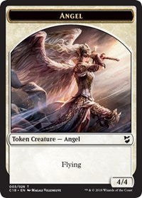 Angel // Soldier Double-Sided Token [Commander 2018 Tokens] | Good Games Modbury