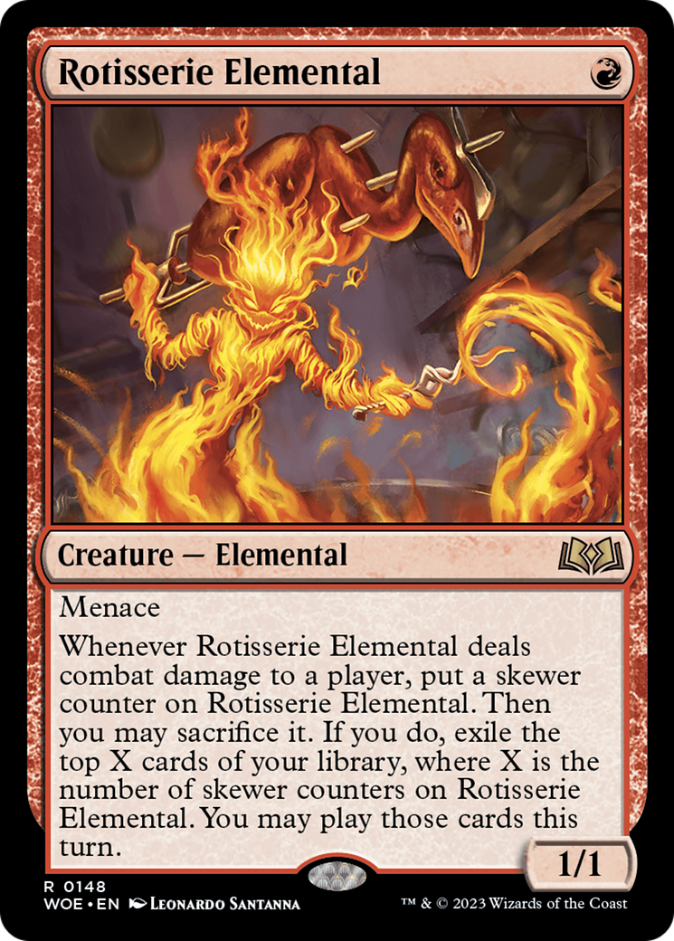 Rotisserie Elemental [Wilds of Eldraine] | Good Games Modbury