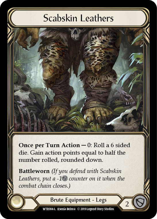 Scabskin Leathers [WTR004-L] (Welcome to Rathe)  Alpha Print Cold Foil | Good Games Modbury