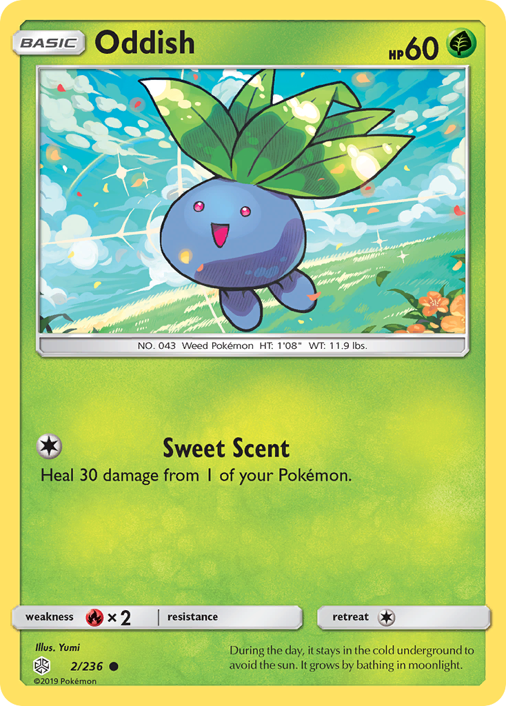 Oddish (2/236) [Sun & Moon: Cosmic Eclipse] | Good Games Modbury