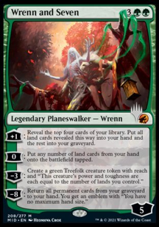 Wrenn and Seven (Promo Pack) [Innistrad: Midnight Hunt Promos] | Good Games Modbury