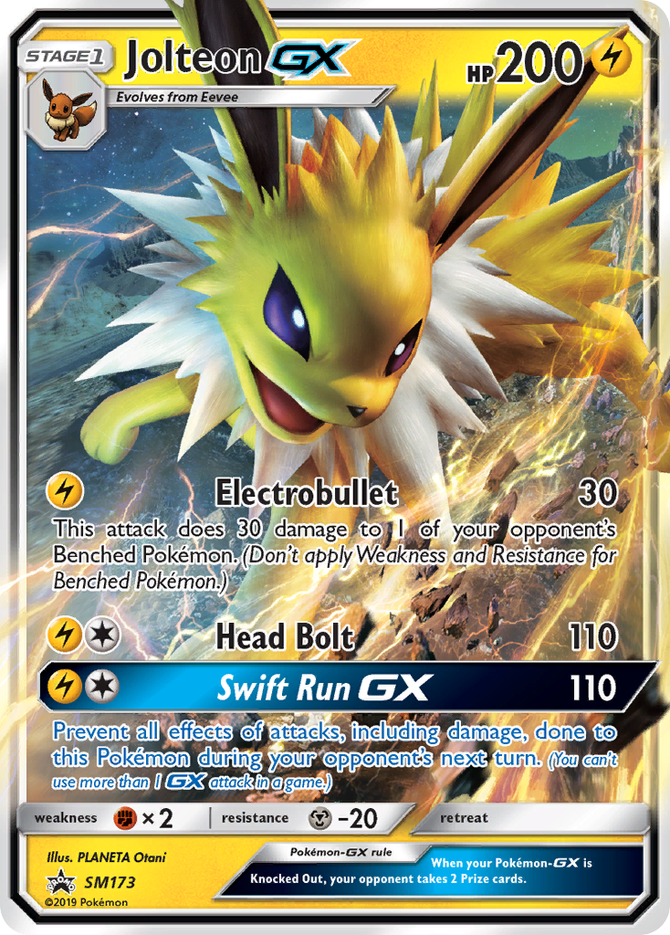 Jolteon GX (SM173) [Sun & Moon: Black Star Promos] | Good Games Modbury