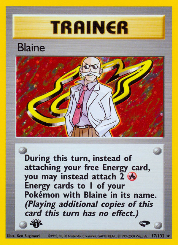 Blaine (17/132) [Gym Challenge 1st Edition] | Good Games Modbury