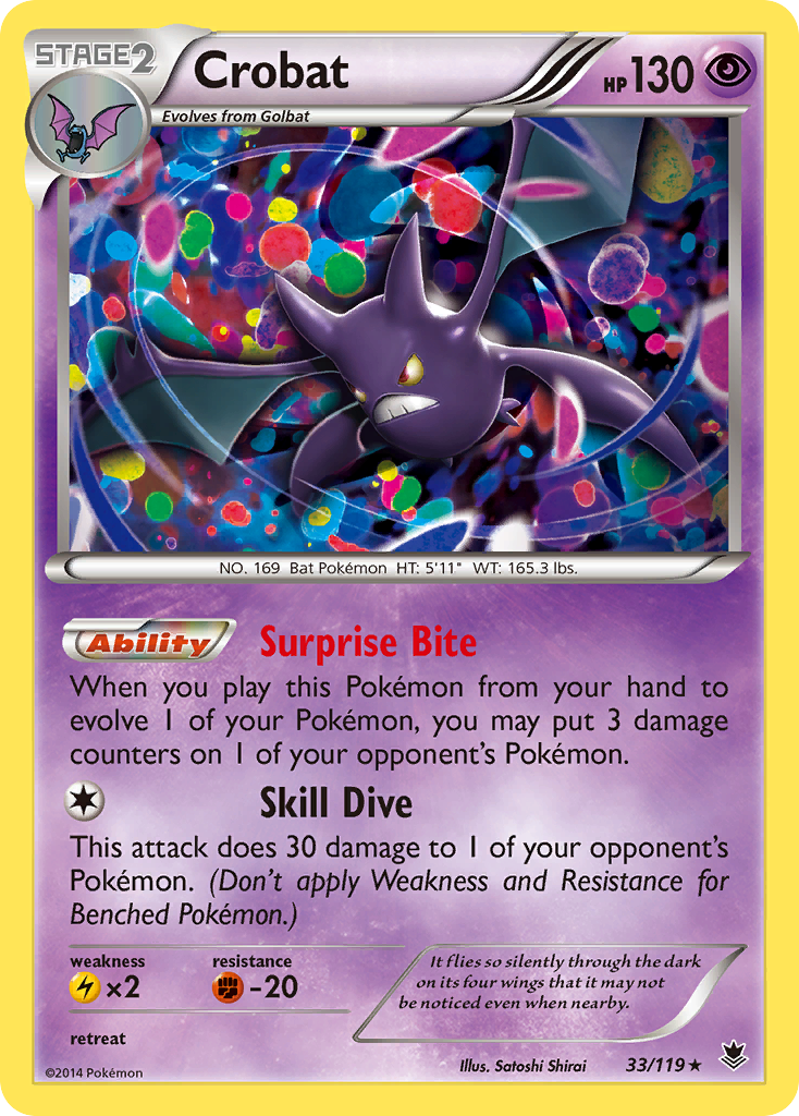 Crobat (33/119) [XY: Phantom Forces] | Good Games Modbury