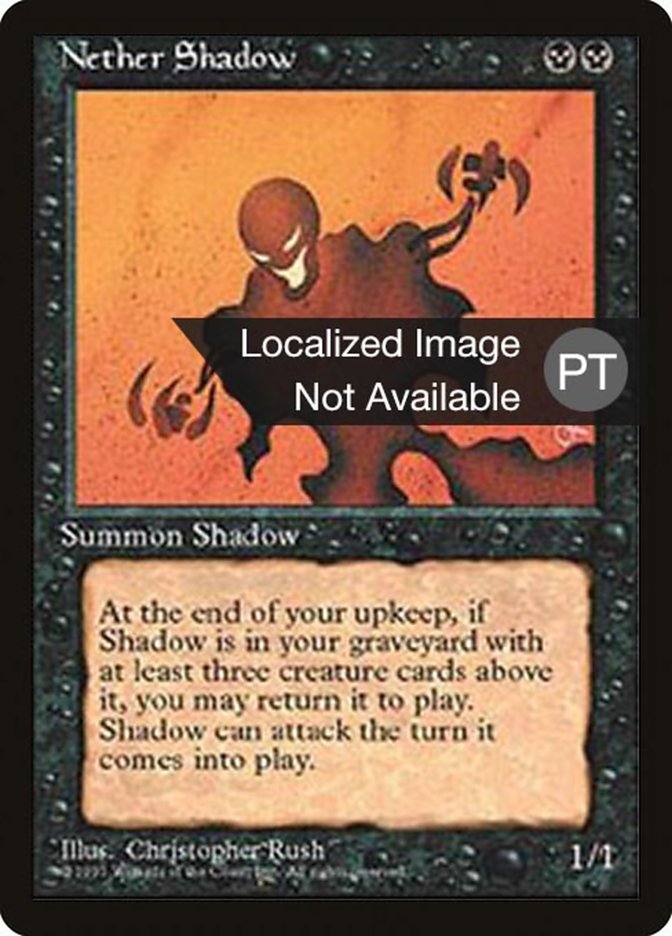 Nether Shadow [Fourth Edition (Foreign Black Border)] | Good Games Modbury