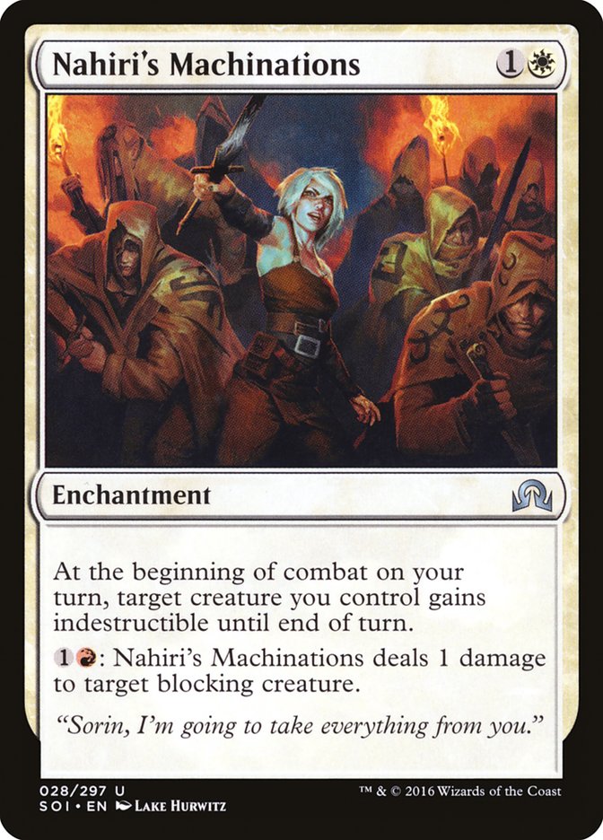 Nahiri's Machinations [Shadows over Innistrad] | Good Games Modbury