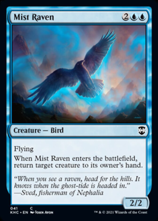 Mist Raven [Kaldheim Commander] | Good Games Modbury