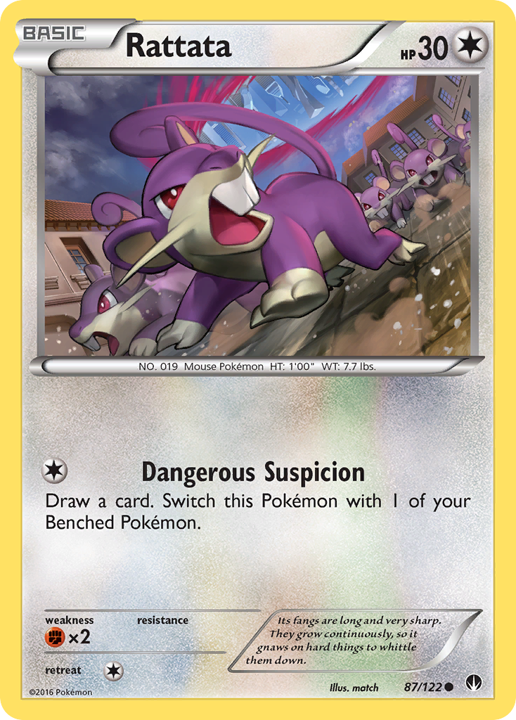 Rattata (87/122) [XY: BREAKpoint] | Good Games Modbury