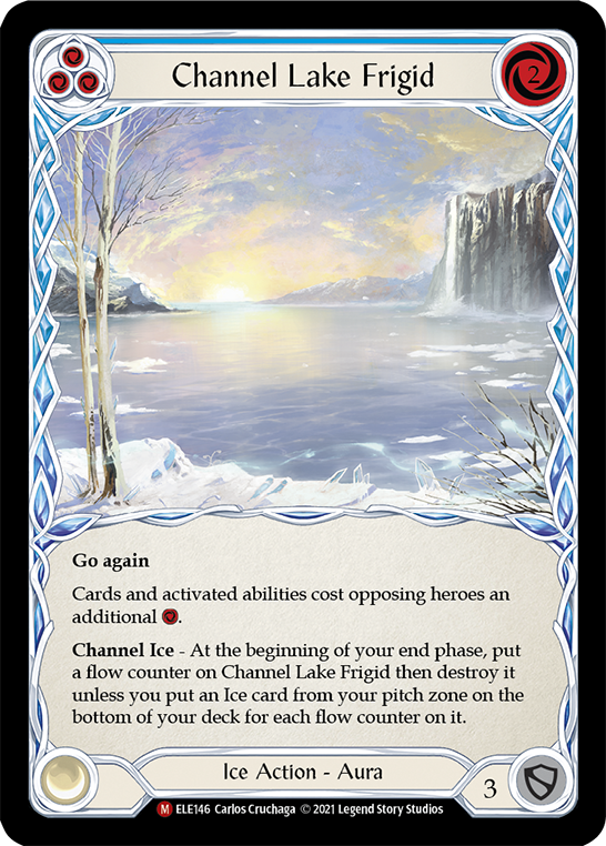 Channel Lake Frigid [ELE146] (Tales of Aria)  1st Edition Rainbow Foil | Good Games Modbury