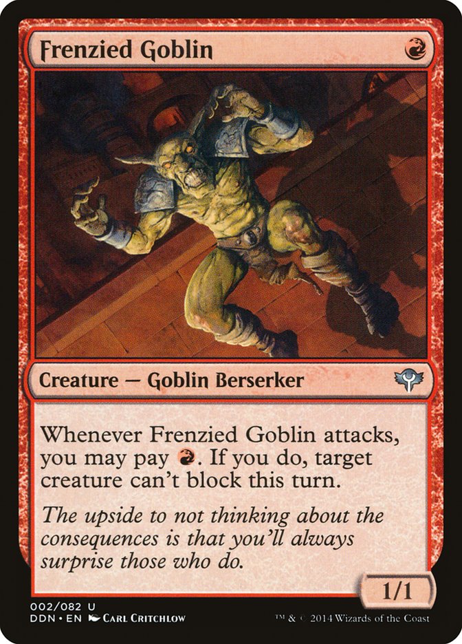 Frenzied Goblin [Duel Decks: Speed vs. Cunning] | Good Games Modbury