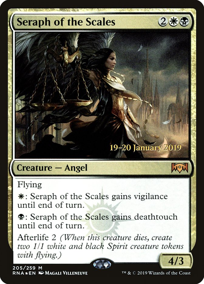 Seraph of the Scales [Ravnica Allegiance Prerelease Promos] | Good Games Modbury