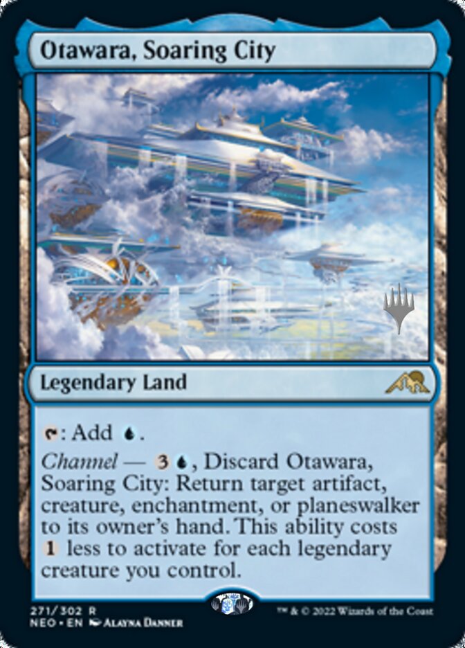 Otawara, Soaring City (Promo Pack) [Kamigawa: Neon Dynasty Promos] | Good Games Modbury