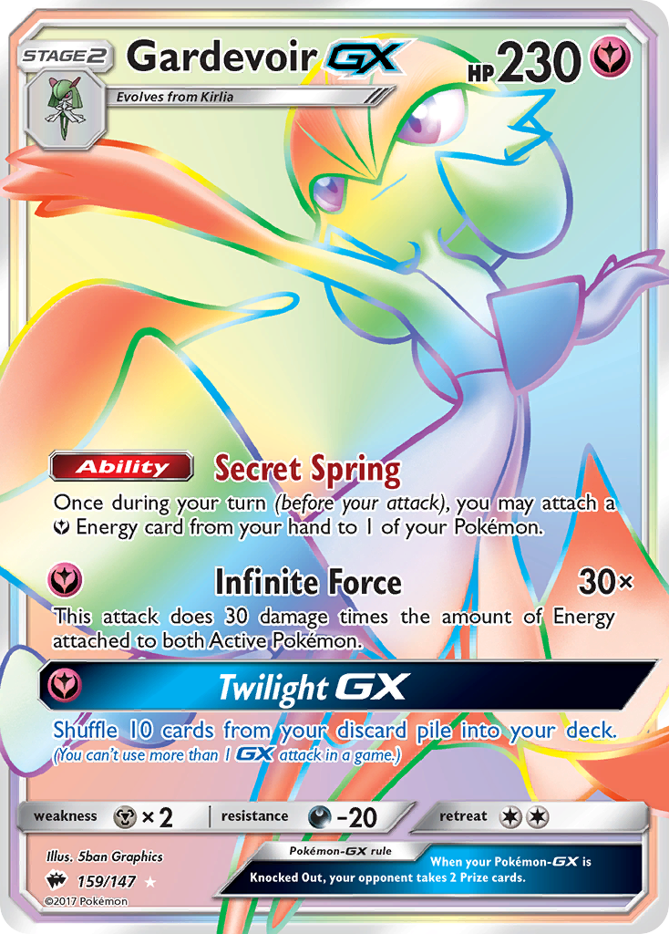 Gardevoir GX (159/147) [Sun & Moon: Burning Shadows] | Good Games Modbury